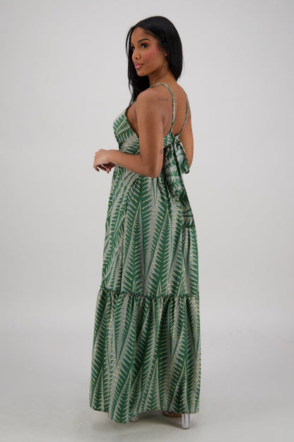 Kalea Tropical Tie Back Maxi AB - 35111 - Advance Apparels Inc