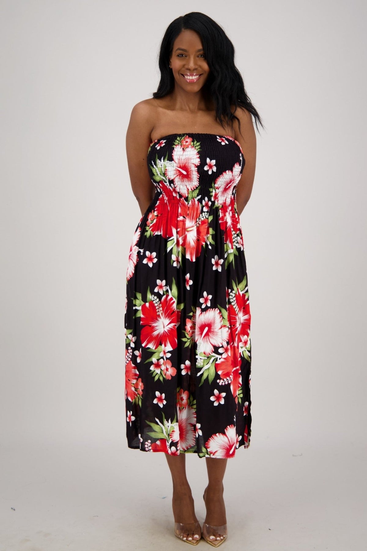 Lagoon Breeze Tube Dress TH - 2096 - Advance Apparels Inc