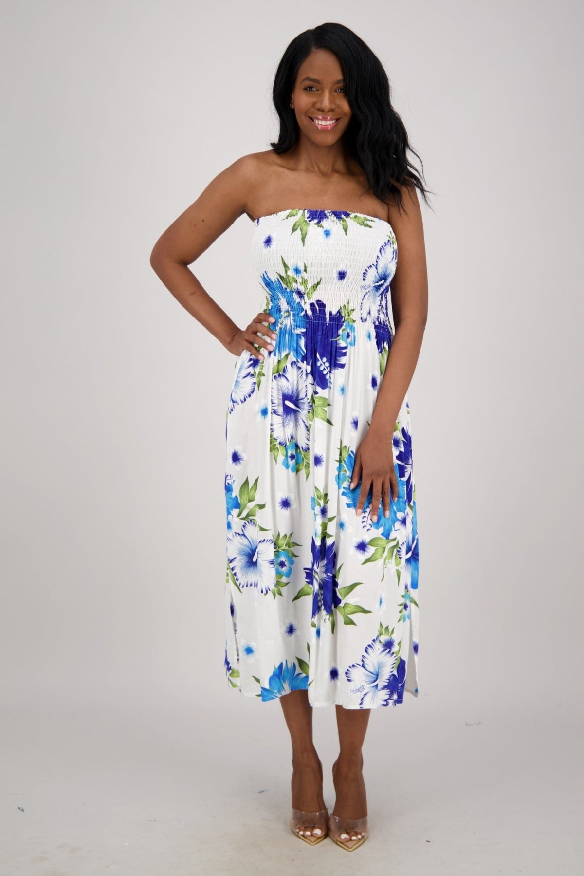 Lagoon Breeze Tube Dress TH - 2096 - Advance Apparels Inc