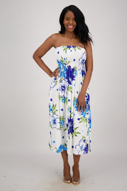 Lagoon Breeze Tube Dress TH - 2096 - Advance Apparels Inc