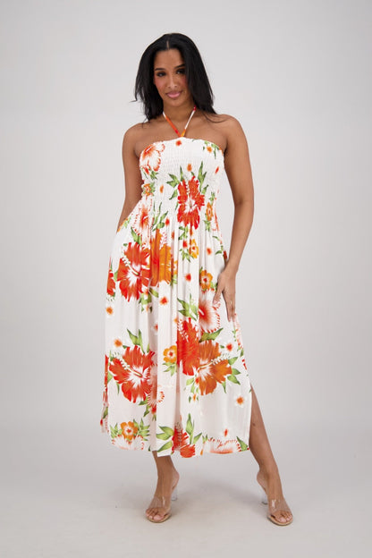 Lagoon Breeze Tube Dress TH - 2096 - Advance Apparels Inc