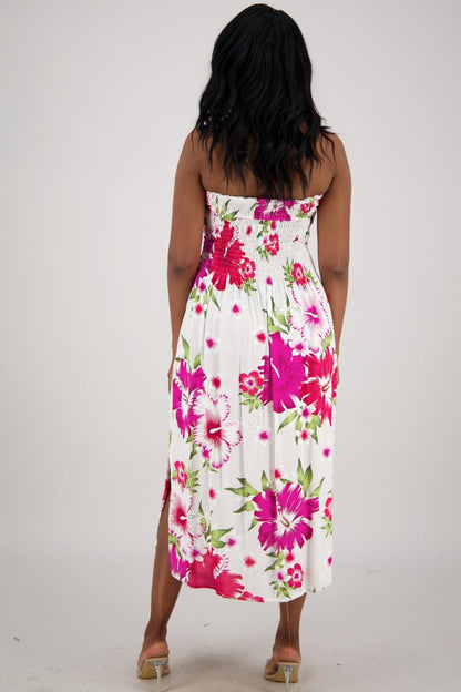 Lagoon Breeze Tube Dress TH - 2096 - Advance Apparels Inc