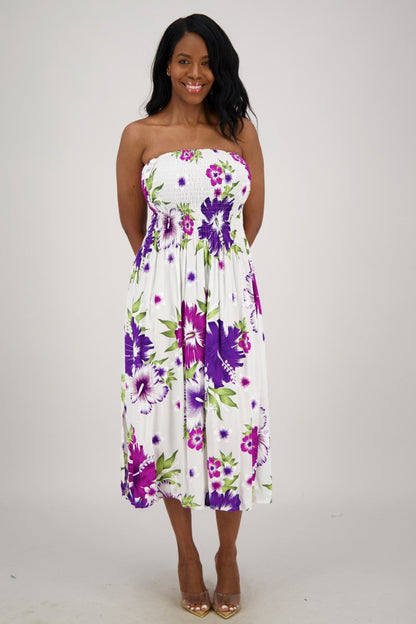 Lagoon Breeze Tube Dress TH - 2096 - Advance Apparels Inc