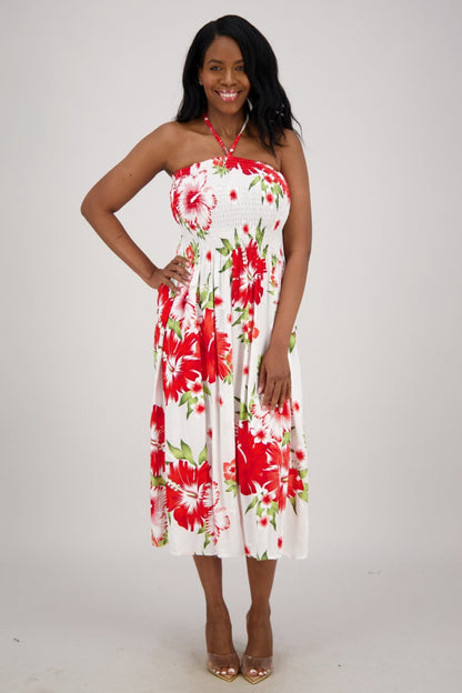 Lagoon Breeze Tube Dress TH - 2096 - Advance Apparels Inc