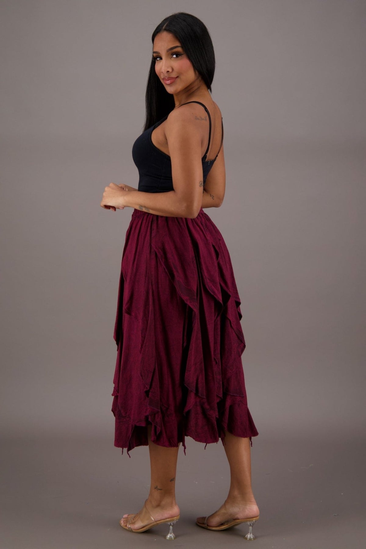 Layered Renaissance Skirt 13226 - Advance Apparels Inc