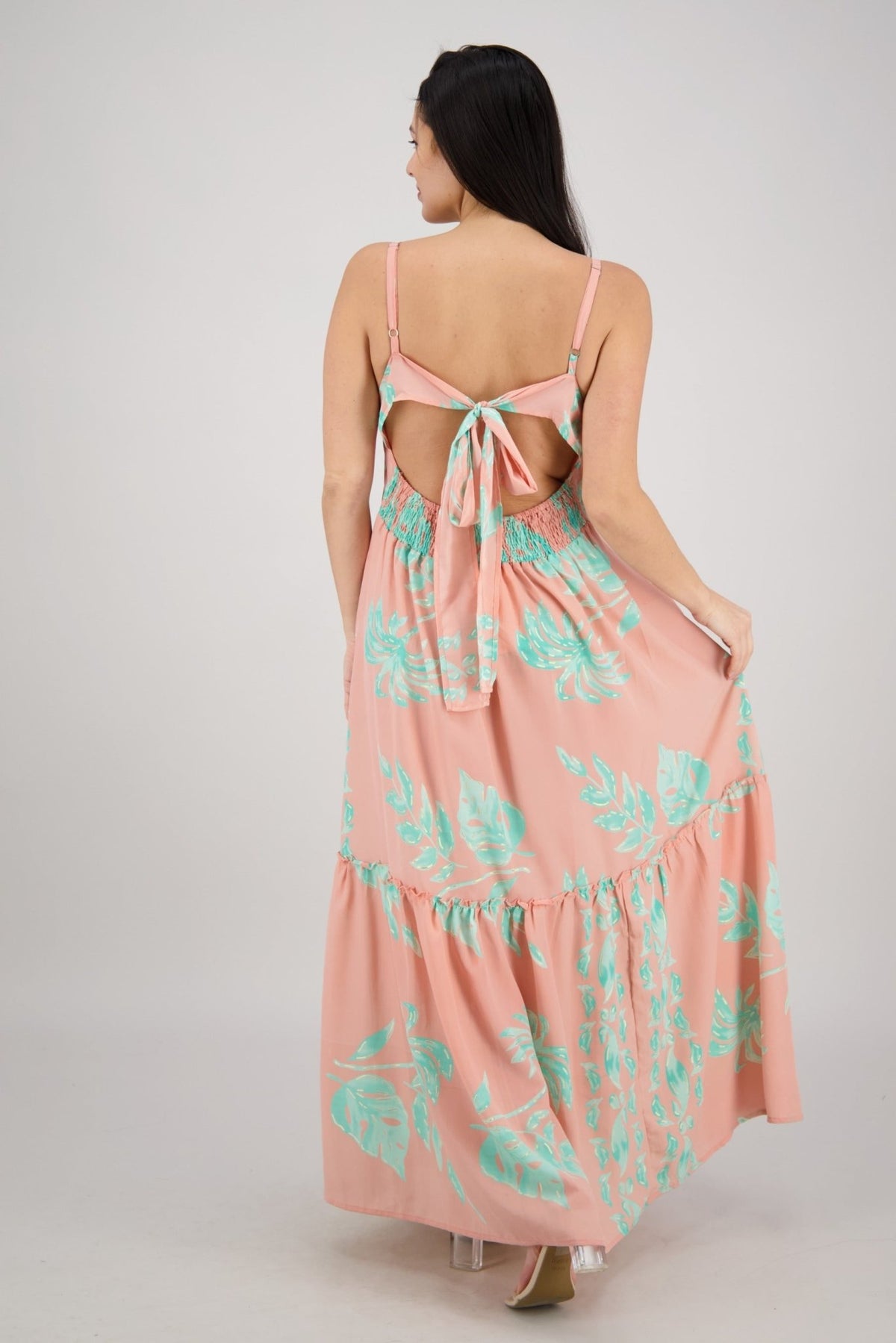 Leilani Petal Tie Back Maxi AB - 35107 - Advance Apparels Inc