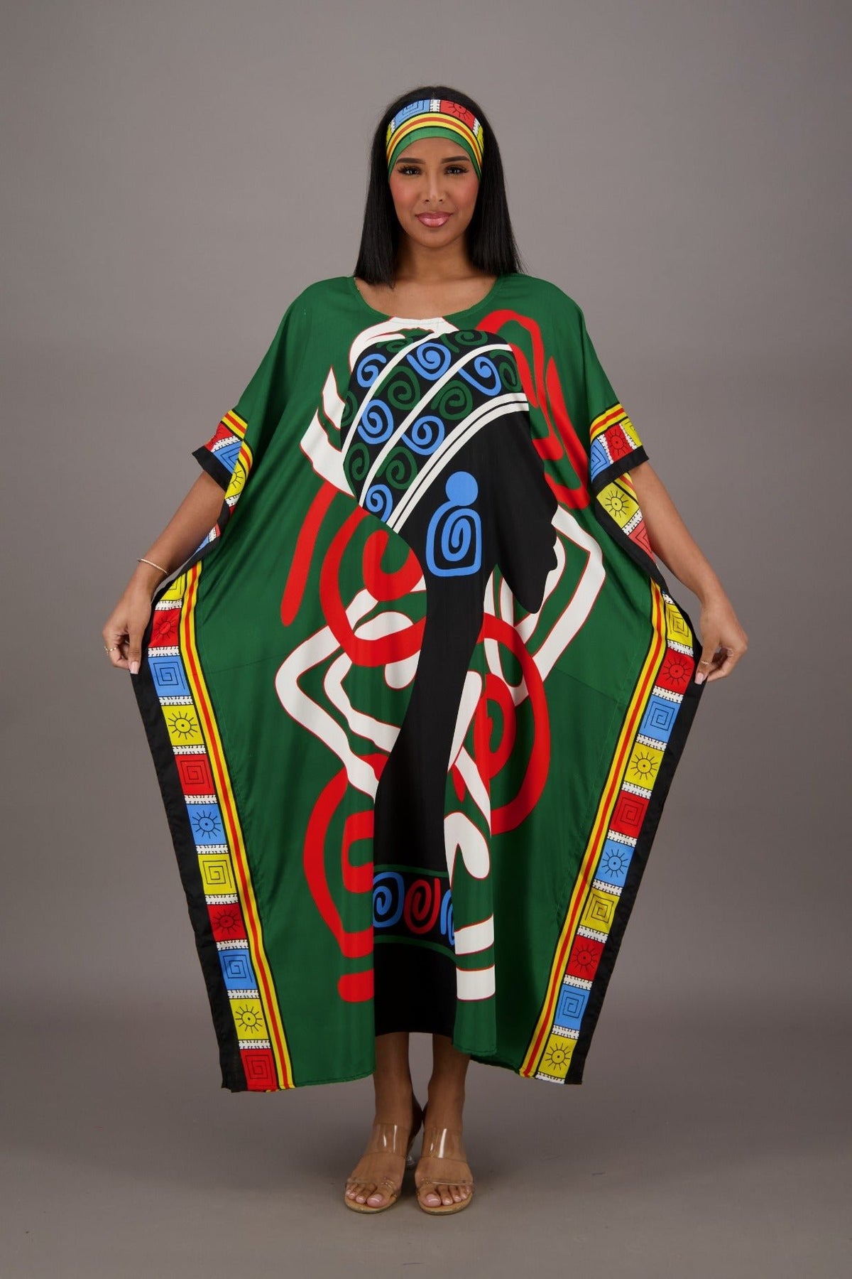 Mali Mirage African Print Kaftan KAF - 42206 - Advance Apparels Inc