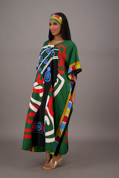 Mali Mirage African Print Kaftan KAF - 42206 - Advance Apparels Inc