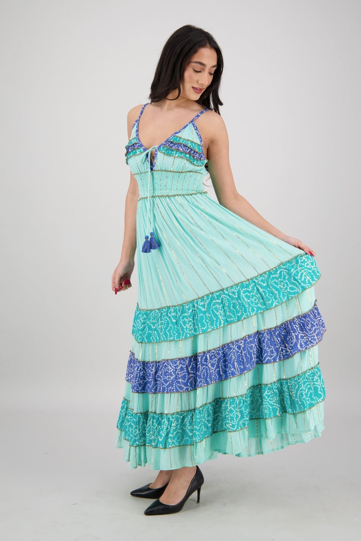 Marari Maxi Dress 25110 - Advance Apparels Inc