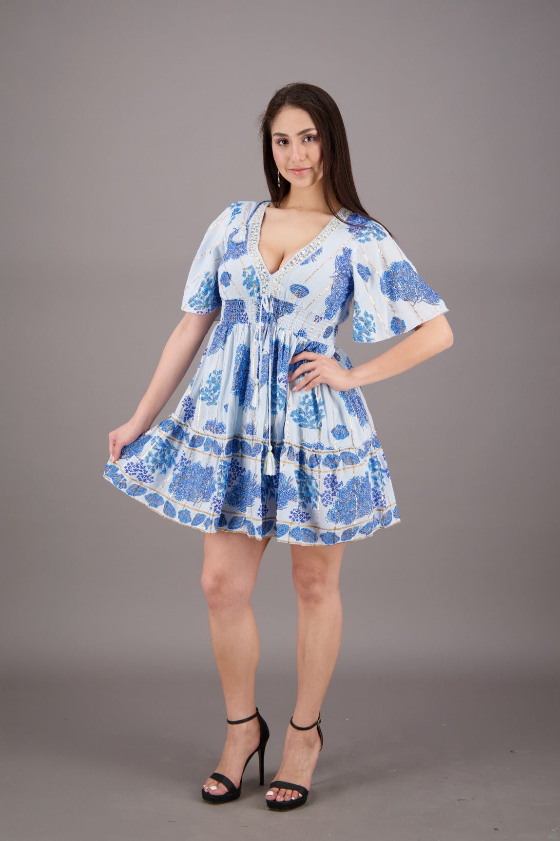 Meadow Muse Middy Dress 24938 - Advance Apparels Inc