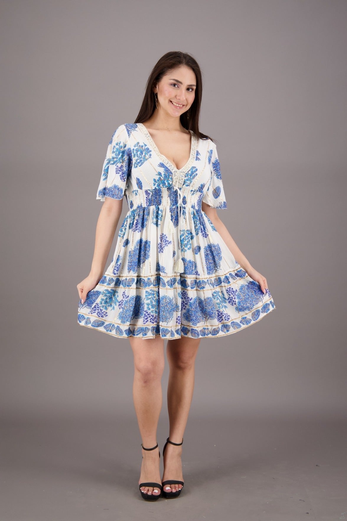 Meadow Muse Middy Dress 24938 - Advance Apparels Inc
