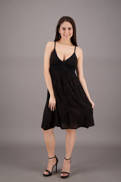 Mid - Length Renaissance Dress w/ Back Tie ADS - 24336 - Advance Apparels Inc