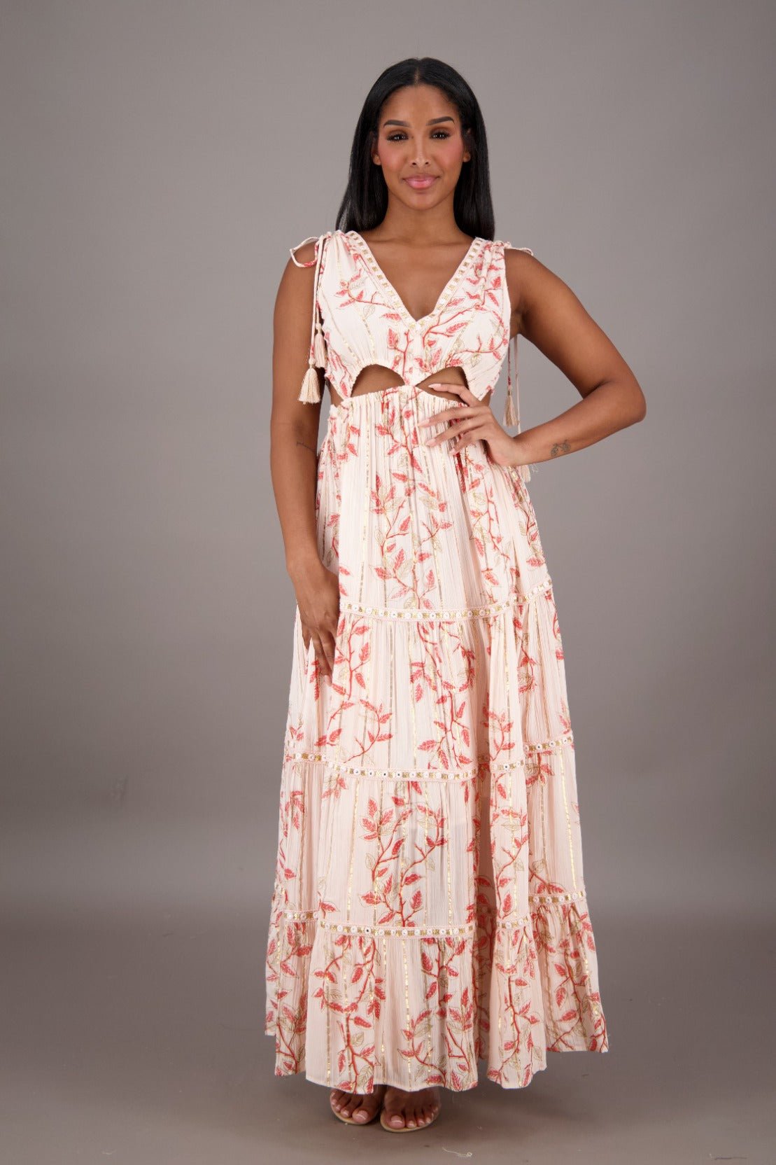 Mirage Cut - Out Maxi Dress 24702 - Advance Apparels Inc