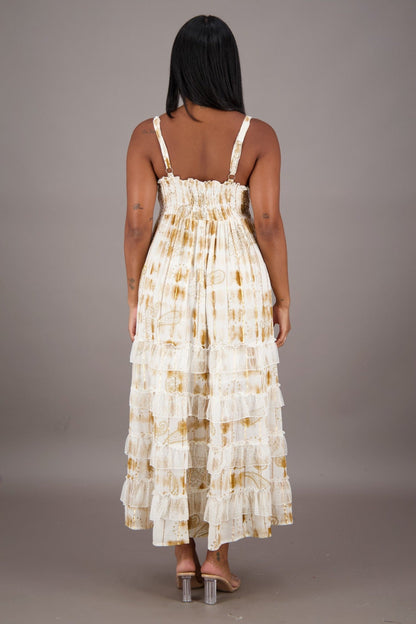 Mirage Lace Trim Maxi 24992 - Advance Apparels Inc