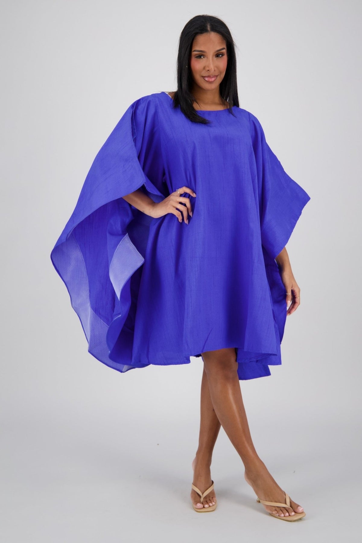 Oversized Cape Dress AD - 25032 - Advance Apparels Inc