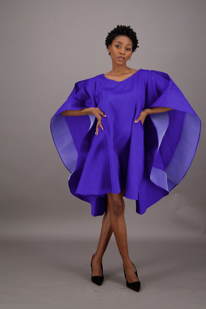 Oversized Cape Dress AD - 25032 - Advance Apparels Inc