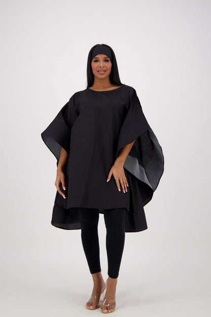 Oversized Cape Dress AD - 25032 - Advance Apparels Inc