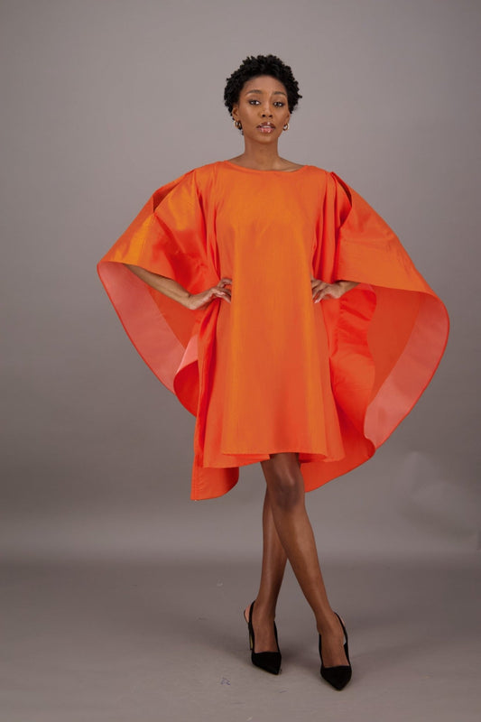 Oversized Cape Dress AD - 25032 - Advance Apparels Inc