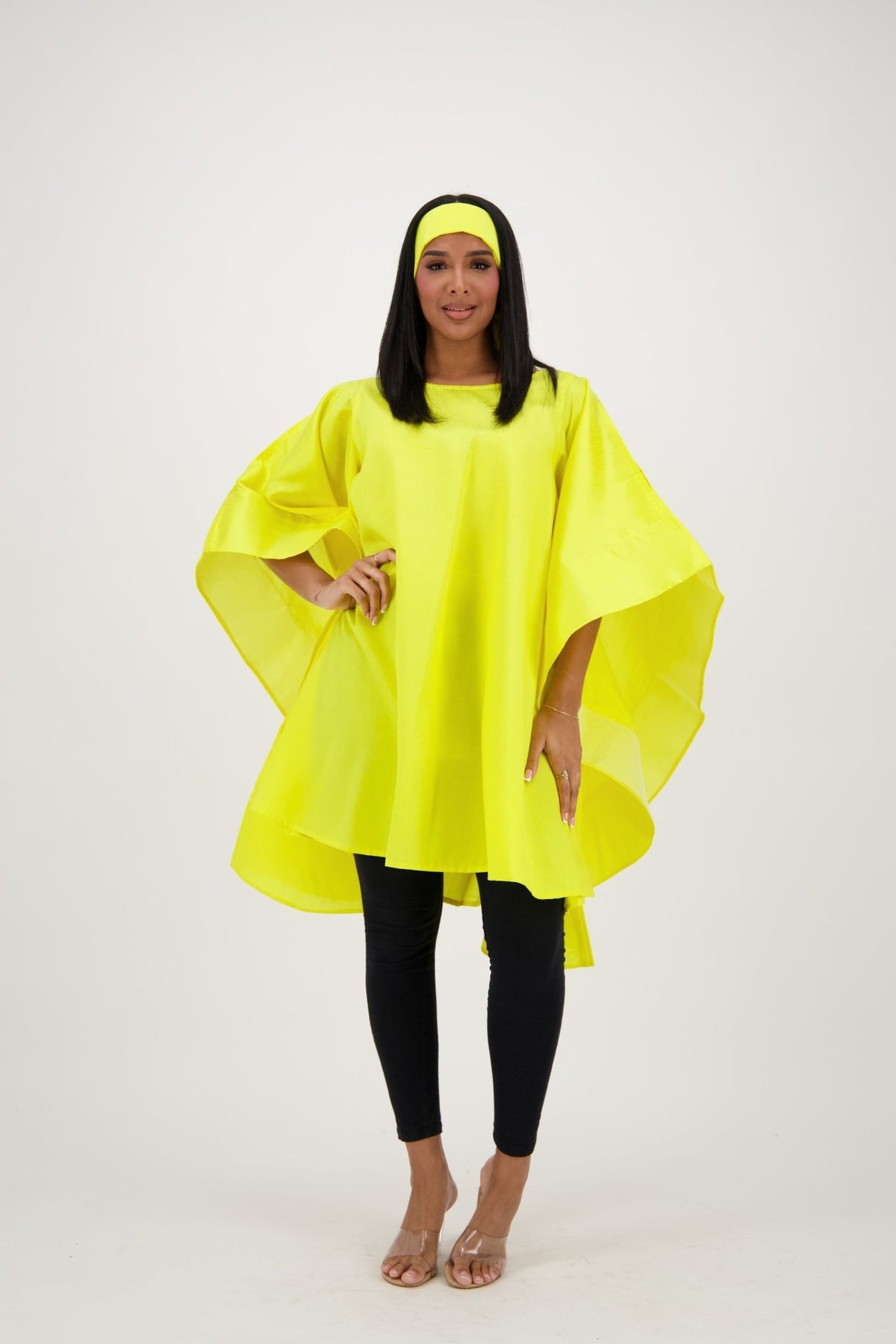 Oversized Cape Dress AD - 25032 - Advance Apparels Inc