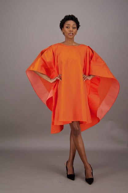 Oversized Cape Dress AD - 25032 - Advance Apparels Inc