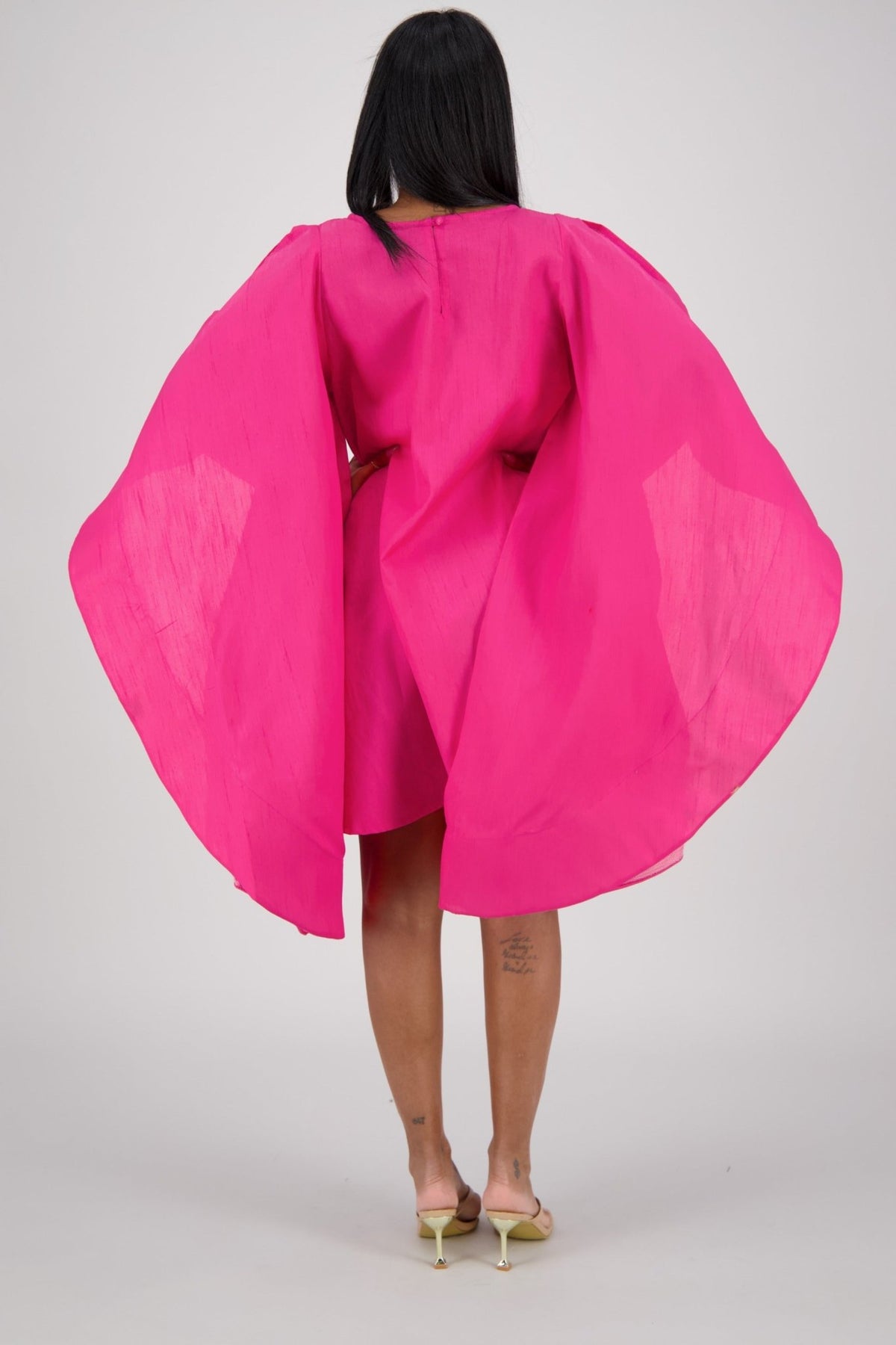 Oversized Cape Dress AD - 25032 - Advance Apparels Inc