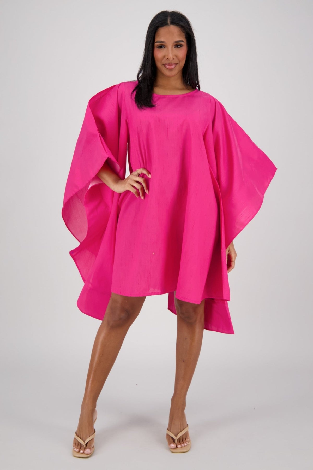 Oversized Cape Dress AD - 25032 - Advance Apparels Inc