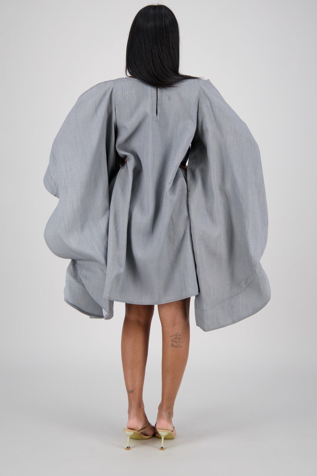 Oversized Cape Dress AD - 25032 - Advance Apparels Inc