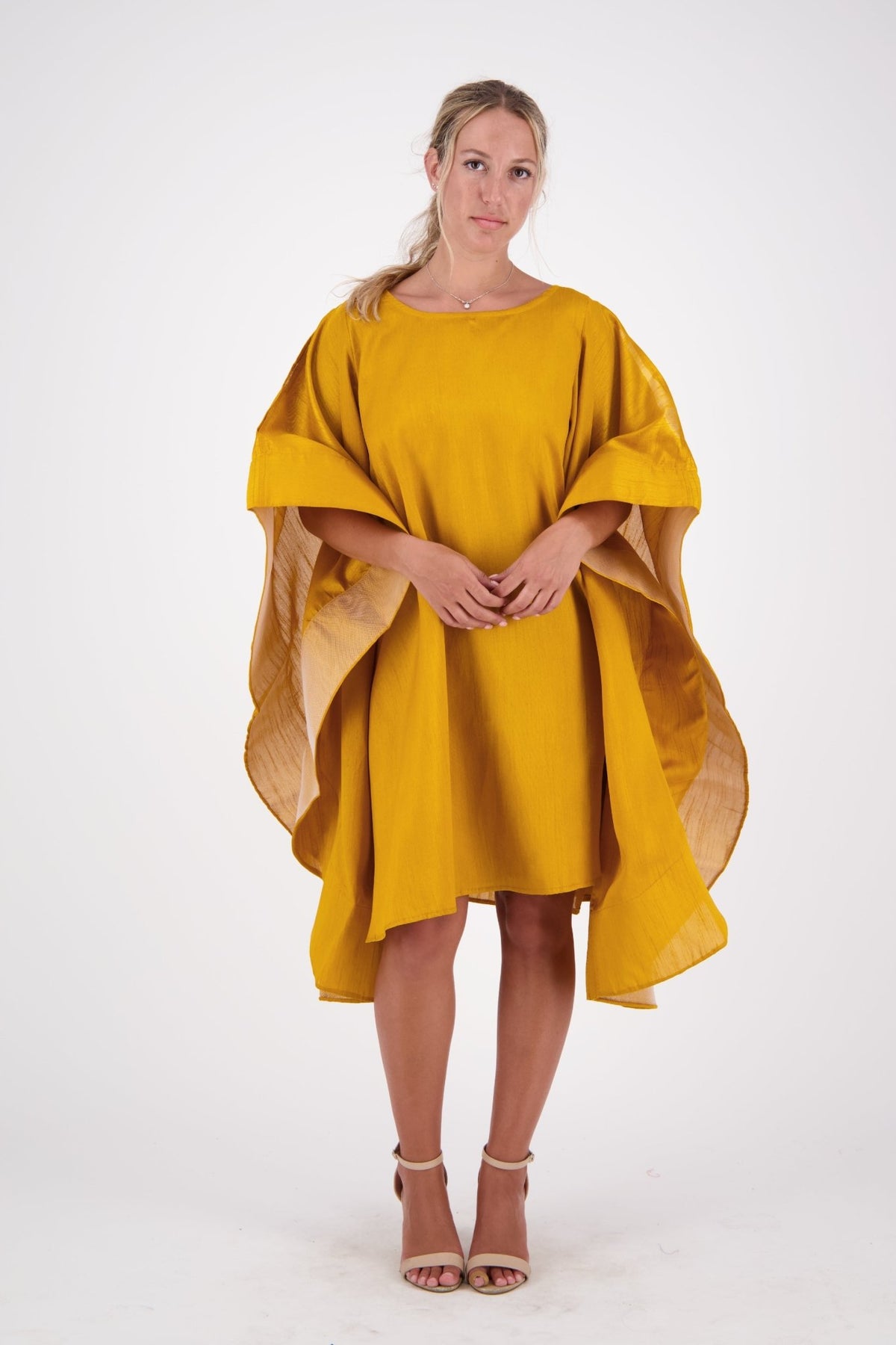 Oversized Cape Dress AD - 25032 - Advance Apparels Inc