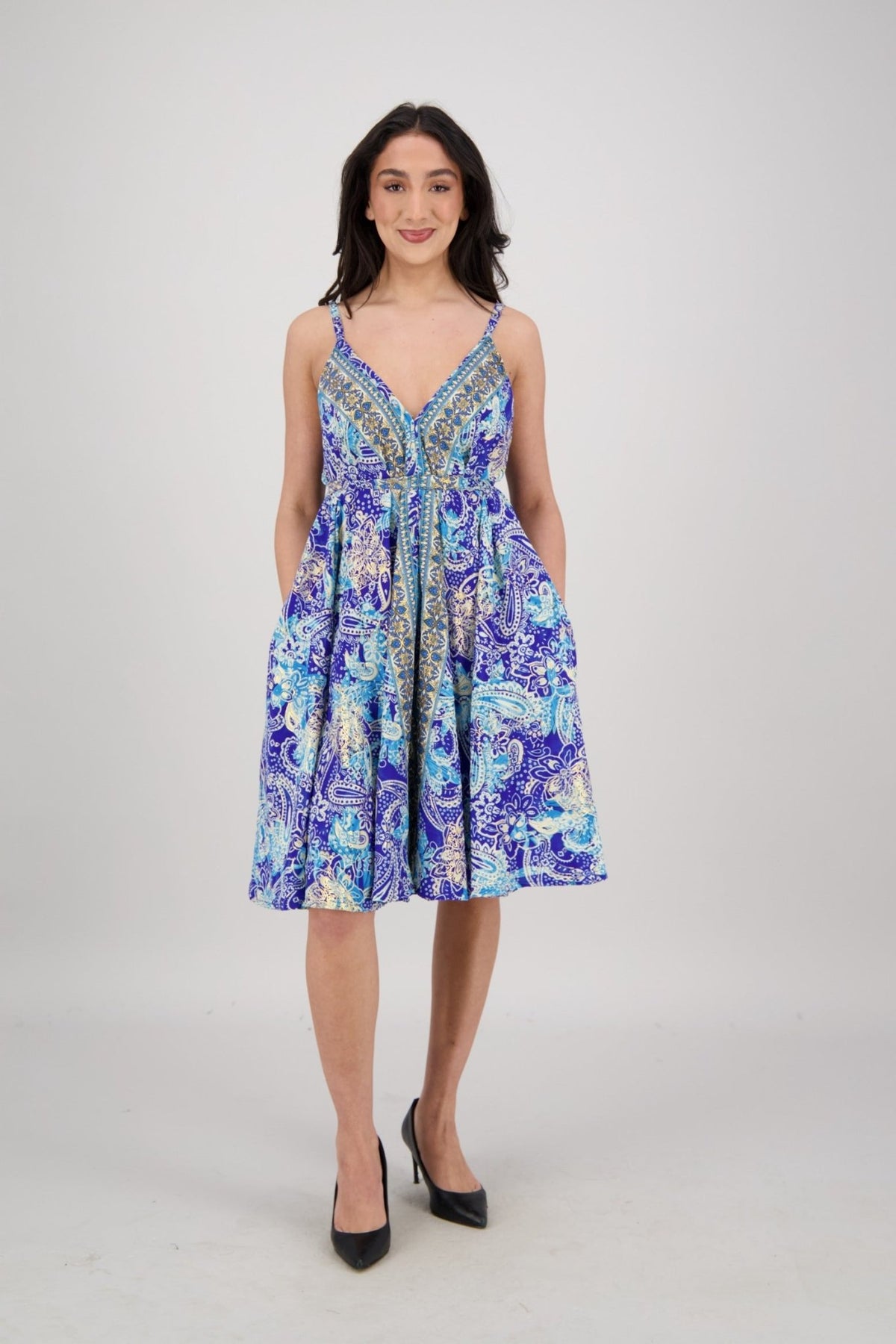 Paisley Horizon Day Dress AB - 42105 - Advance Apparels Inc