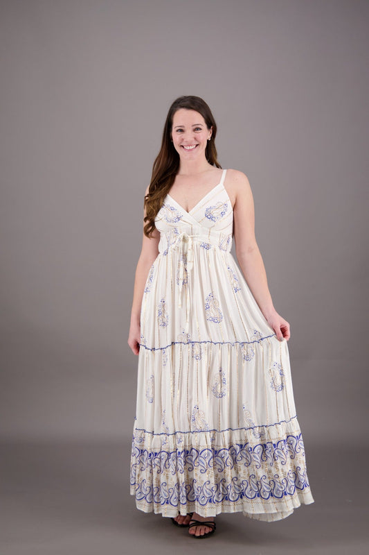 Paisley Whisper Boho Maxi 24922 - Advance Apparels Inc