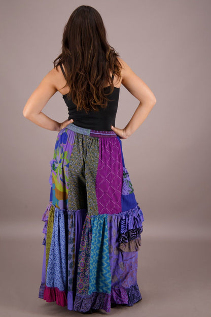 Palazzo Pants Patchwork PAT - 3272 - Advance Apparels Inc