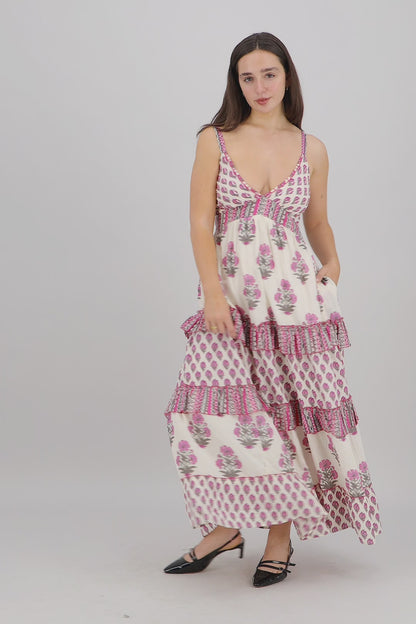 Saphira Block Print Maxi 25201