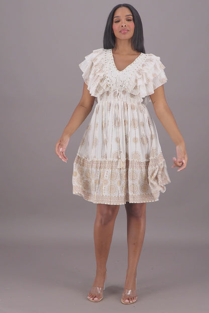 Radiant Ruffle Festival Middi 24721