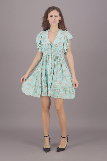 24935 Paisley Charm Middy Boho Dress