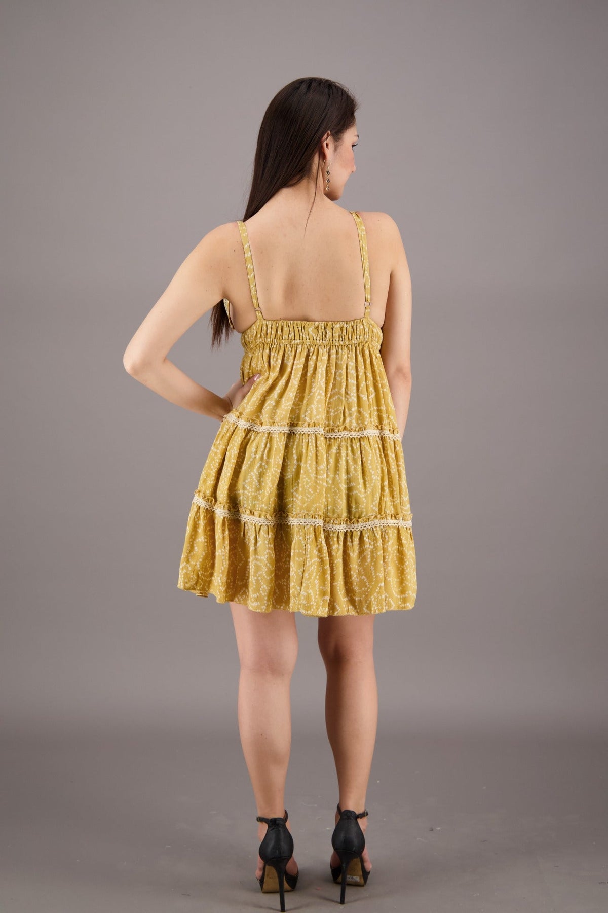 Santorini Pastel Middy Dress 24930 - Advance Apparels Inc