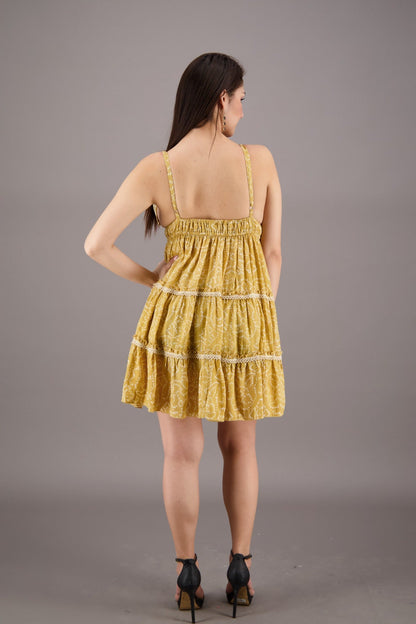 Santorini Pastel Middy Dress 24930 - Advance Apparels Inc