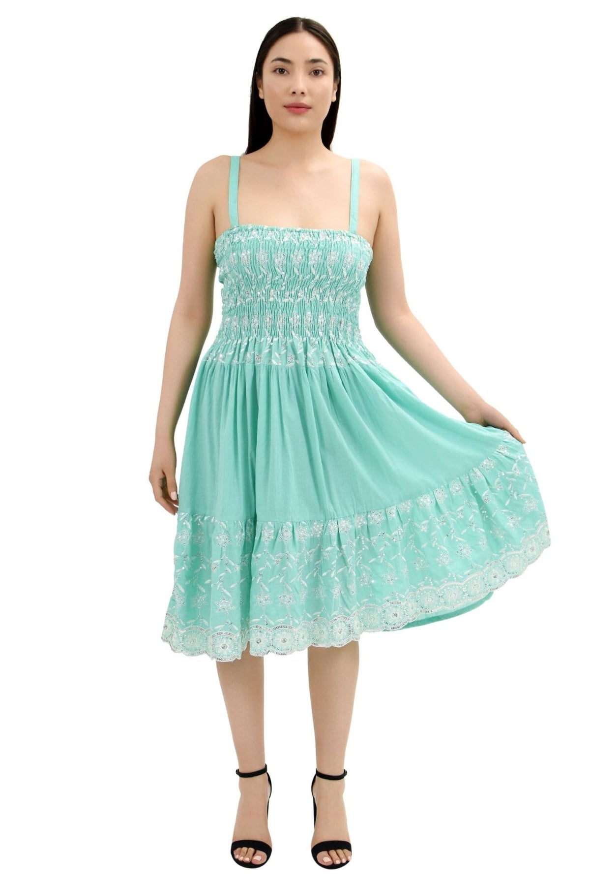 Sequenced Maxi Dress 2056 - Advance Apparels Inc