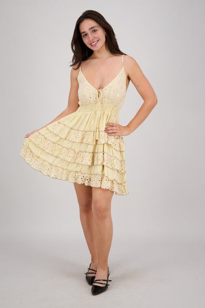 Serai Eyelet Mini 25212 - Advance Apparels Inc