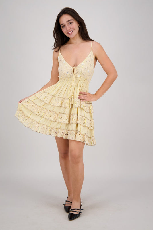Serai Eyelet Mini 25212 - Advance Apparels Inc