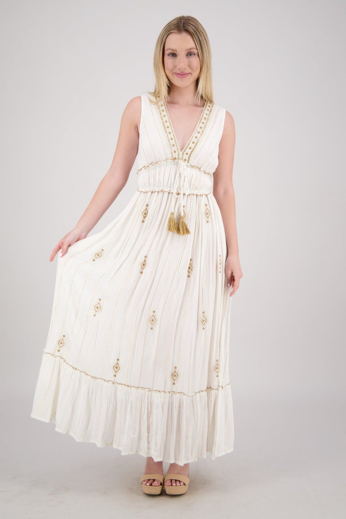Seraphina Pastel Day Dress 25103 - Advance Apparels Inc