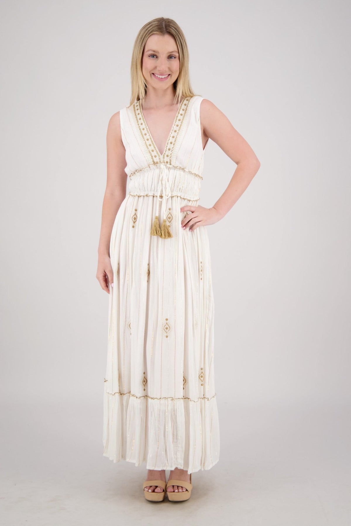 Seraphina Pastel Day Dress 25103 - Advance Apparels Inc