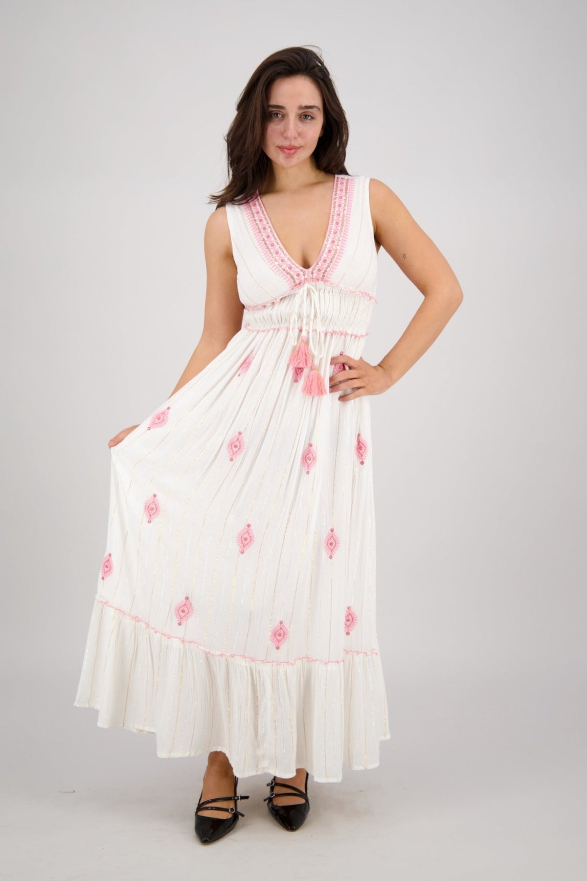 Seraphina Pastel Day Dress 25103 - Advance Apparels Inc