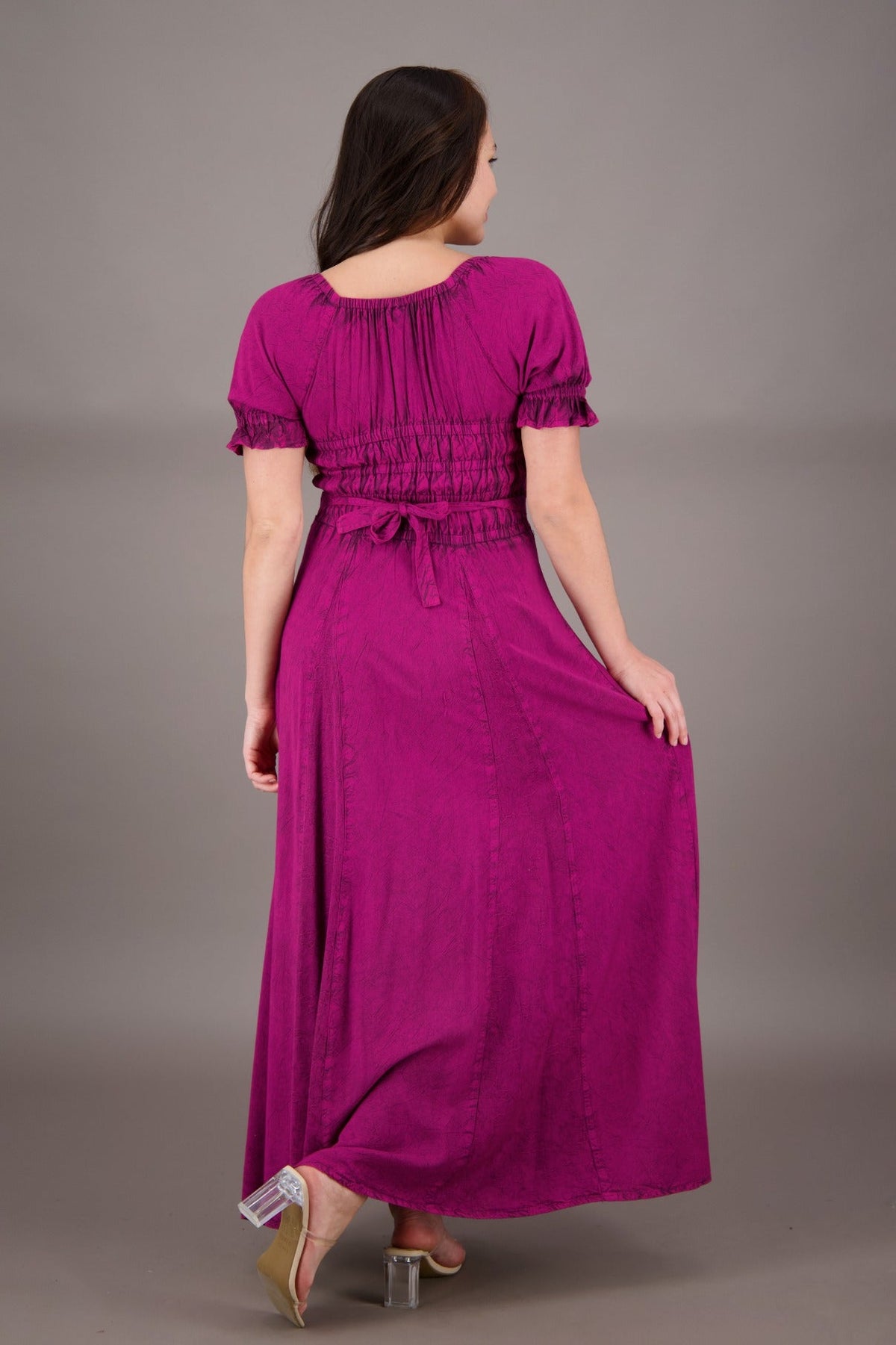 Short Sleeve Renaissance Dress 162100 - Advance Apparels Inc