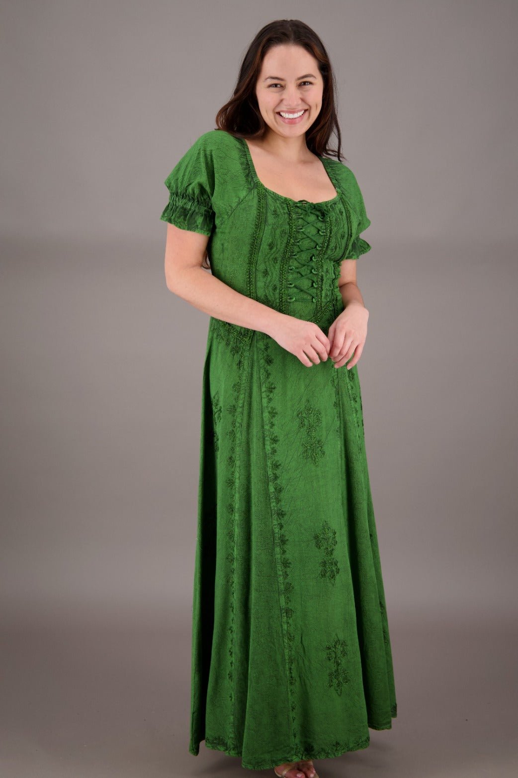 Short Sleeve Renaissance Dress 162100 - Advance Apparels Inc