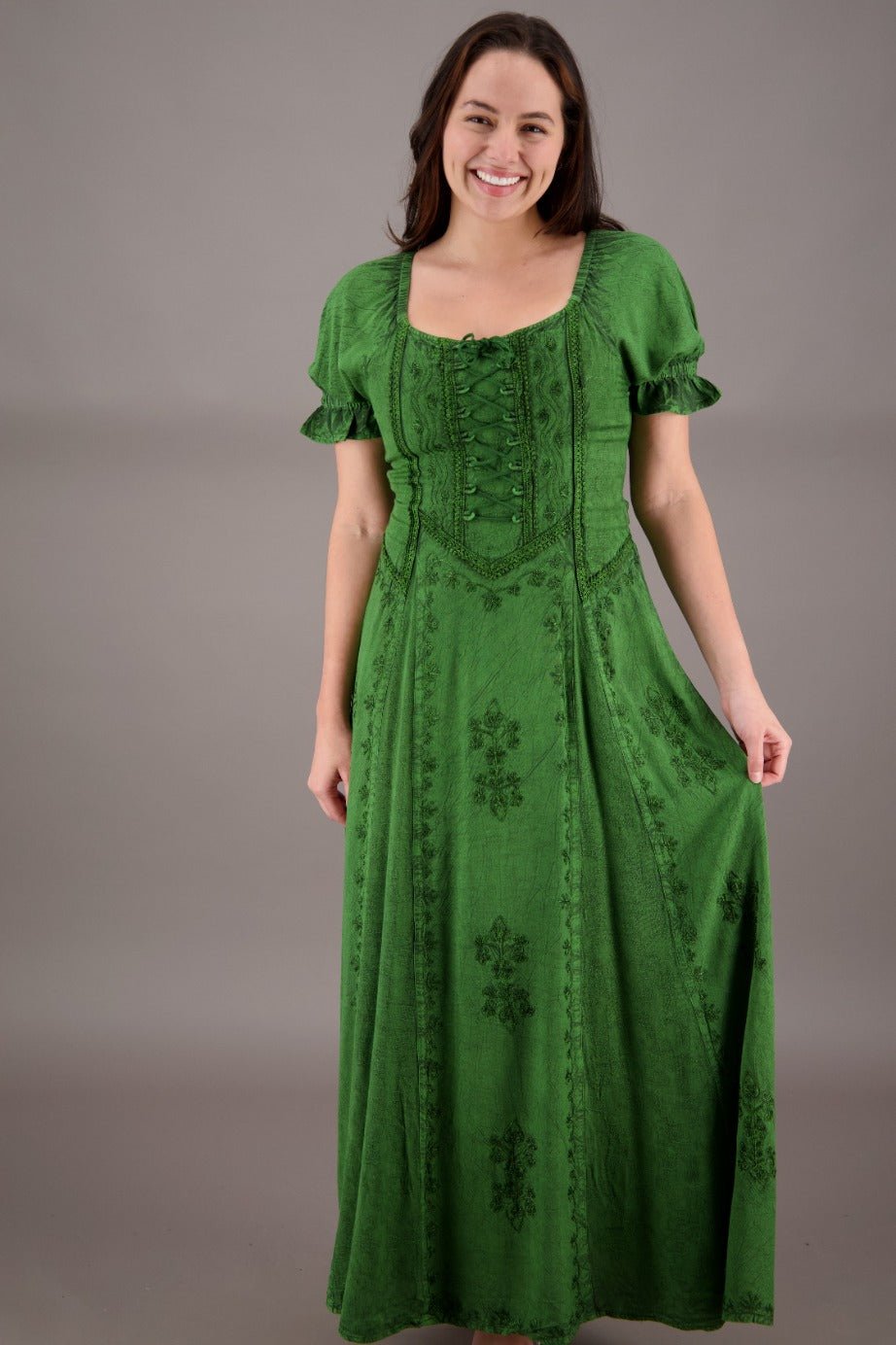 Short Sleeve Renaissance Dress 162100 - Advance Apparels Inc