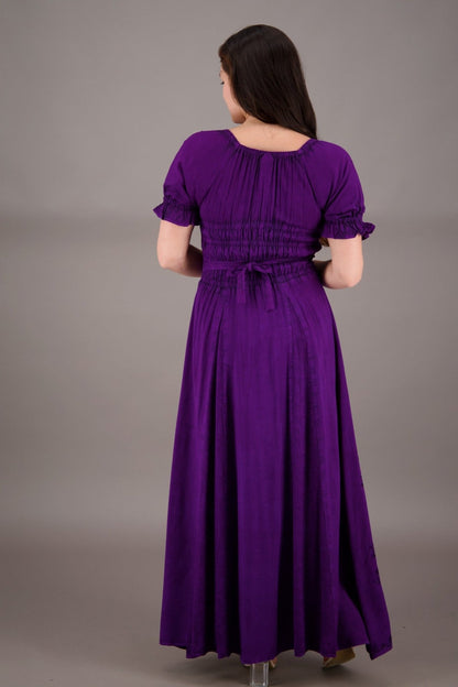 Short Sleeve Renaissance Dress 162100 - Advance Apparels Inc