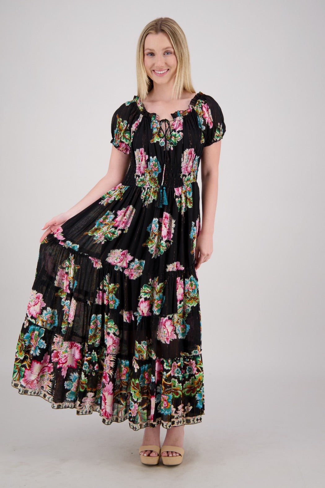 Sonali Off Shoulder Maxi 24995 - Advance Apparels Inc