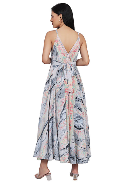 The Zaria Maxi Dress – Clouded Bloom AB - 16080 - Advance Apparels Inc