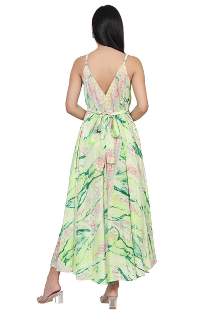 The Zaria Maxi Dress – Clouded Bloom AB - 16080 - Advance Apparels Inc