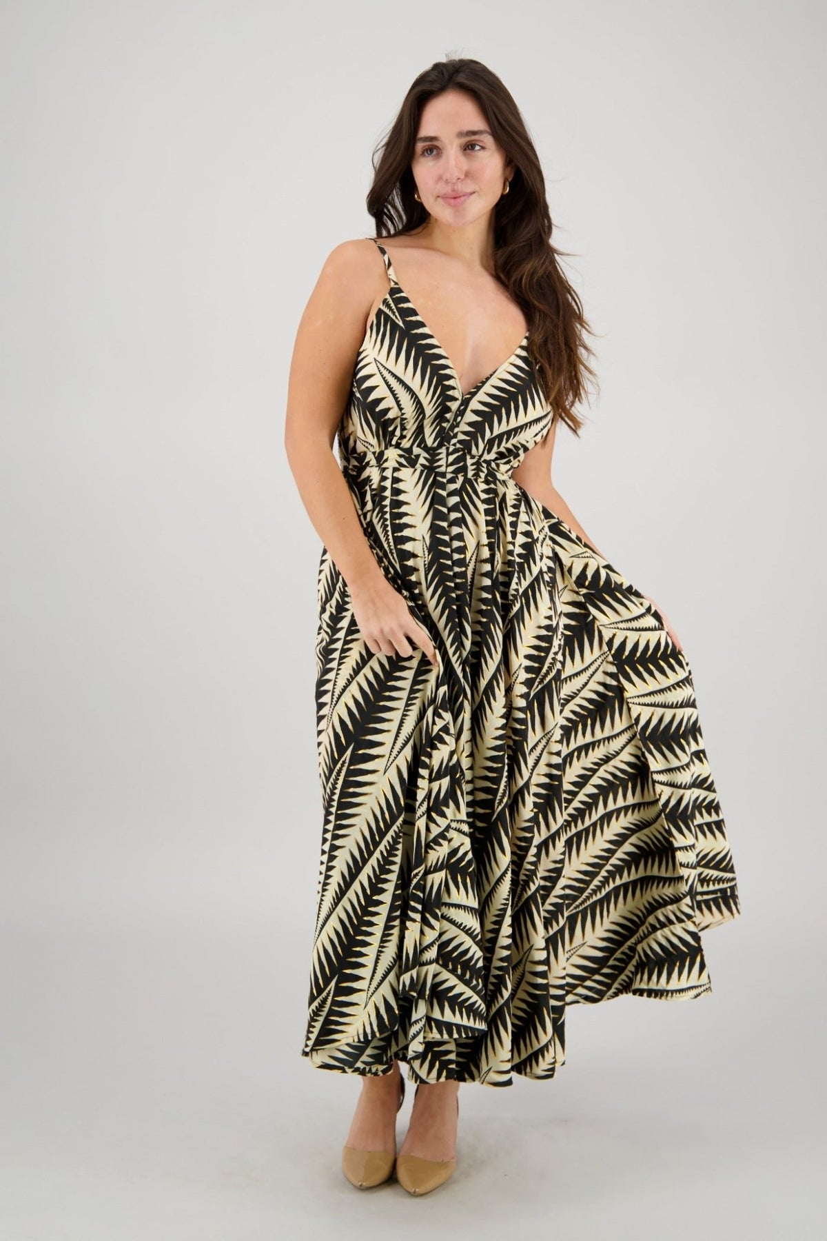 The Zaria Maxi Dress - Dessert Palm AB - 16111 - Advance Apparels Inc